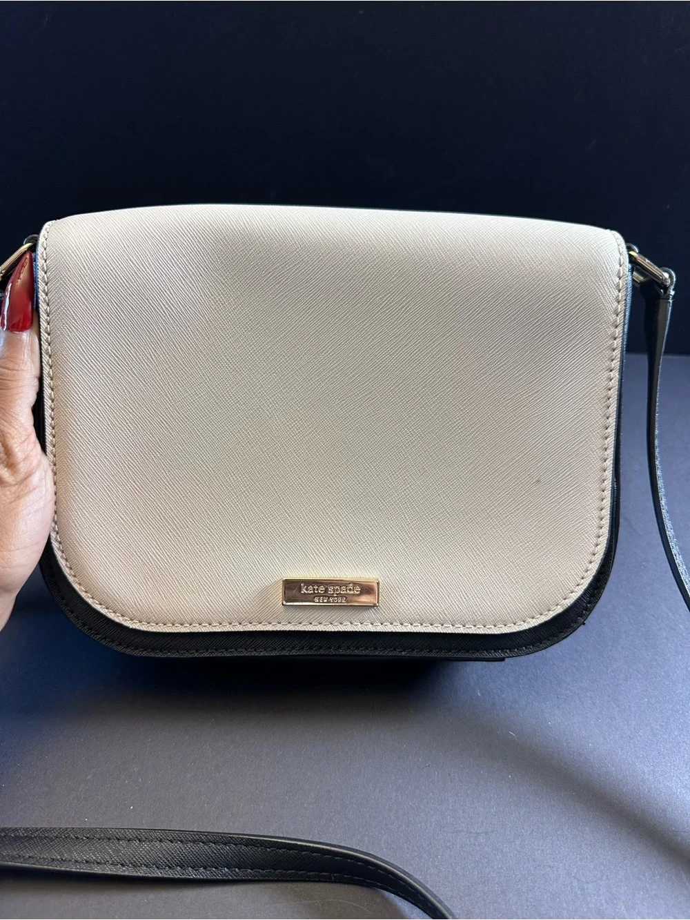 🖤 KATE SPADE COLORBLOCK CHIC — CLASSIC FLAP CROSSBODY